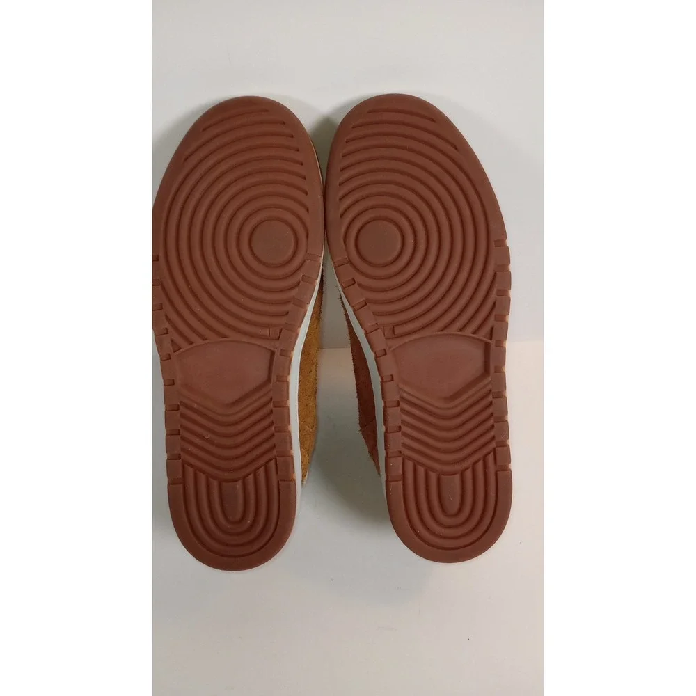 RE/DONE 80s Sustainable Basketball Color Block Brown Suede Sneaker W 8.5/9 Italy